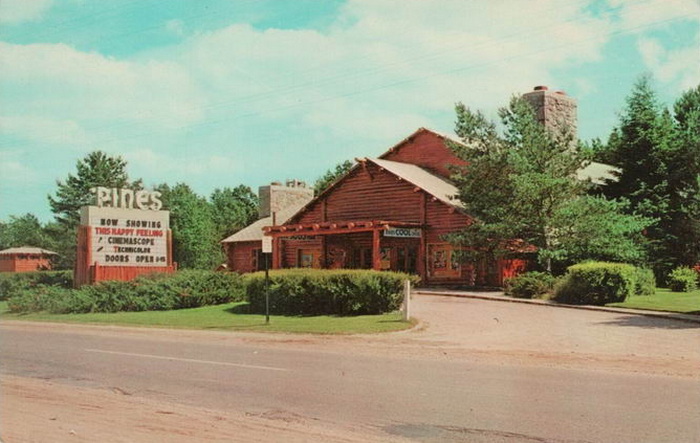 Pines Theatre - OLD POSTCARD VIEW